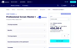 Altkom Akademia – Professional Scrum Master I