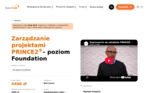 House of Skills – Zarządzanie projektami PRINCE2 Foundation